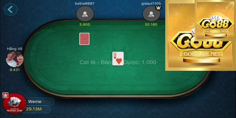 Mẹo để chiến thắng trong Bài cào Go88